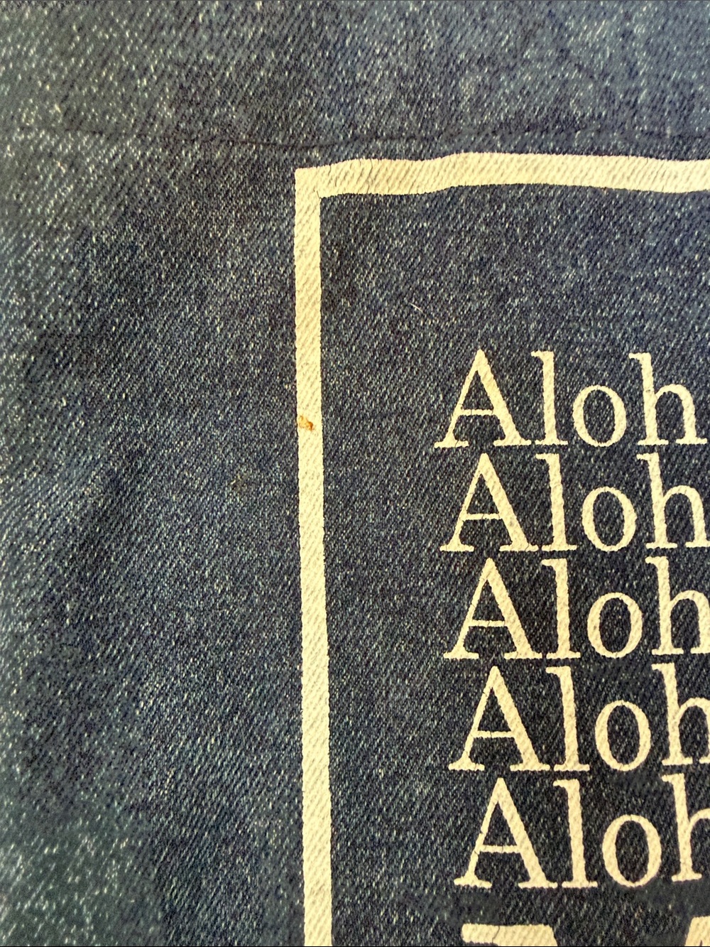 Bundle Mahalo Aloha Navy Tote with Hat - Picture 13 of 16